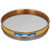 Gilson Company 8in Sieve with Backing Cloth, Brass/Stainless, Half Height, #70 