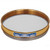 Gilson Company 8in Sieve with Backing Cloth, Brass/Stainless, Half Height, #80 