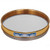 Gilson Company 8in Sieve with Backing Cloth, Brass/Stainless, Half Height, #100 