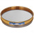 Gilson Company 8in Sieve with Backing Cloth, Brass/Stainless, Half Height, #500 