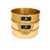 Global Gilson V12BF #230, 12in Diameter Full Height Sieve, Brass Frame, Brass Cloth, No.230 (63 micrometer)