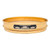 Global Gilson V8BH #80, 8in Diameter Half Height Sieve, Brass Frame, Brass Cloth, No.80 (180 micrometer)