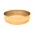 Global Gilson V12BHXPE, 12" Sieve Pan, Brass, Half Height, Extended Rim