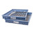 Global Gilson TSA-115 2-1/4" ASTM 2.25in Round-Hole Testing Screen Tray with Cloth for Gilson Testing Screen Shaker