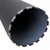 Gilson Company 3.25in Asphalt Core Drill Bit (Open-Head), close-up view showing the cutting edge and teeth of the asphalt core drill bit.