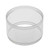 Gilson Company Double-Height Acrylic Spacer for 200mm ISO Sieves, transparent double-height acrylic sieve spacer.