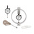 Gilson Company Unconfined Analog Component Set with 1,000lbf Load Ring, a precision testing device featuring a dial indicator gauge, a load ring, and calibration weights for material testing and calibration.