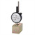 Gilson Company Dial Flow Meter, 1 inch x 0.001 inch graduated, with a round dial gauge mounted on a metallic base for precise fluid measurement.