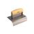  Bon Tool 12-448 Stainless Steel Sidewalk Edger - 6" X 4" - 1" Radius 1 1/2" Depth - Wood Wave Handle 