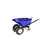  Bon Tool 28-905 Steel Tray Wheel Barrow - 6 Cu Ft - Double Flat Free Tire Steel Handle 