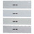  Bon Tool 34-156 Clamp Stype Squeegee Blade - 24" With 1/4" V Notch 