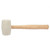 Bon Tool 87-398 Rubber Mallet - White 16 Oz 