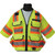  SECO 8365-58-FLY 8365 Safety Utility Vest, ANSI/ISEA Class 3, XXL (56-58), Flo Yellow 