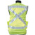  SECO 8069-66-FOR 8069 Series Class 2 Safety Vest with Mesh Back- (J) 4XLarge, Fluorescent Orange 