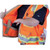  SECO 8265-50-FLY 8265 Series Class 2 Safety Vest with Outlast Collar and Mesh Back-Large, Fluorescent Yellow 