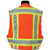  SECO 8265-54-FLY 8265 Series Class 2 Safety Vest with Outlast Collar and Mesh Back-XLarge, Fluorescent Yellow 