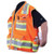 Class 2 Safety Vest with Collar and Mesh Back, XXL, Flo Yellow
