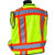 Class 2 Safety Vest with Collar and Mesh Back, XXL, Flo Yellow