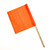  Mutual Industries 14994-27-18 Vinyl Highway Safety Flags, Reinforced 3-Ply, 18 In. X 18 In. X 27 In. (Pack Of 10) 