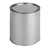 HMA Lab Supply Can with Lid, 1-Quart, case of 56, stainless steel container with lid for laboratory or industrial use.