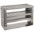 Lab Companion Test Tube Rack, Stainless Steel - 58 Holes (12mm), laboratory stainless steel test tube holder with multiple slots for organized storage.