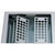 Lab Companion Test Tube Rack, Stainless Steel - 58 Holes (12mm), inside view showing the rack with 58 circular slots for holding test tubes in laboratory setting.