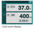 Lab Companion ISS-7100 Incubated Shaker (Multi-Stackable), color touch display showing temperature 37.0°C and RPM 400 with timer, in a laboratory setting.