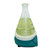 Lab Companion MS-17B Magnetic Stirrer with Korean Plug, 170mm Dimension, laboratory stirring device with glass Erlenmeyer flask containing liquid.
