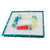 Lab Companion CWS-350 Waving Shaker with Korean Plug, colorful test tubes with liquids secured inside a tray with white elastic bands.