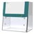 Lab Companion PW-11 PCR Workstation, 230V, laboratory PCR workstation with protective transparent enclosure and control panel.