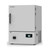 Lab Companion CLG-150 Laboratory Refrigerator, Solid Door, 230V, 156/5.5 (L/cu ft), front view showing the sleek white exterior, digital control panel, and sturdy handle for secure access.