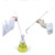  Lab Companion BCW4150 0.39" x 5.9" PTFE Plastic Retriever 