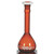  United Scientific FGAM200 Volumetric flasks, class a, individually certified, wide mouth, amber glass, qr, 200ml 