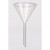  United Scientific GF6140-50 Funnels, glass, long stem, 50mm (pk of 6) 