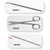  United Scientific NSS001 Teasing needle, sharp, straight 