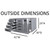  Grieve DR-350 Drawer Lab Bench Industrial Drying Oven, 115V, 350 Degree F, 4.8 cu ft, Forced Air Convection 