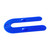  Glazelock GLZ03 Interlocking Plastic Horseshoe Shim, Blue, 1-1/2" x 3" x 1/16" (Case of 1000) 