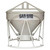 Concrete Bucket, Lightweight Round Gate, 1/2 Cubic Yards