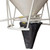  Gar-Bro 409-W, Flexible Rubber Accordion Hopper, 8in Opening, For 1/2  to 5 Cu. Yd. Concrete Buckets 