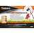  FlagShooter 33W, Plain Straight Marking Flags, 33in, White (1000 Per Box) 