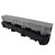  Polylok PL-90860-90 90 degree Corner Drain & Grate - Black 