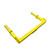 10in Manhole Double Face Step, Yellow (30/Ct)