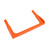 13in Double Face Square Leg Manhole Step, Orange (25/Ct)