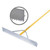  Midwest Rake 52036, 36" Scarifier Lute, 66" Yellow Aluminum Handle, Wrap Bracing 