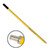  Midwest Rake SA20175, 82" Yellow Aluminum Handle, Aluminum Threaded Tip 