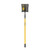 Toolite 49502, #2 Square Point Shovel, 48" Yellow Fiberglass Handle (min qty 6 each)