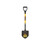 Structron 49631, Super Shovel, 29" Yellow Fiberglass Handle, Poly D-Grip (min qty 4 each) 