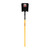 Kenyon 49652, 14 Gauge Double Rivet #2 Square Point Shovel, 48" Polymer Handle (min qty 6 each) 