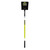  Structron 49751, Square Point Shovel, 14 Gauge #2, Forward Turned Step, 48" Premium Fiberglass Handle with 3M Retroreflective Tape (min qty 4 each) 