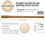  Link Handles 64765, 36" Straight Double Bit Splitting Maul Handle, No. 5 Eye (min qty 12 each) 